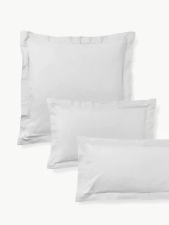 Flanellen kussenhoes Laia met bies^Westwing Collection Clearance