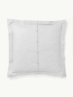 Flanellen kussenhoes Laia met bies^Westwing Collection Clearance