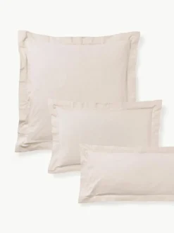 Flanellen kussenhoes Laia met bies^Westwing Collection Sale