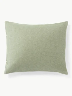 Flanellen kussenhoes Wanda met visgraatpatroon^Westwing Collection Online