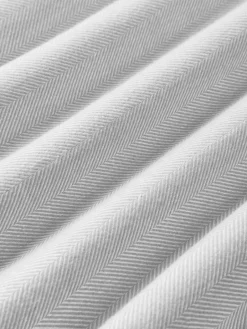 Flanellen kussenhoes Wanda met visgraatpatroon^Westwing Collection Outlet