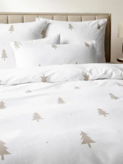 Flanellen kussenhoes X-mas Tree met kerstmotief^Westwing Collection New