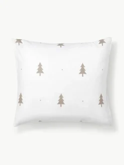 Flanellen kussenhoes X-mas Tree met kerstmotief^Westwing Collection New