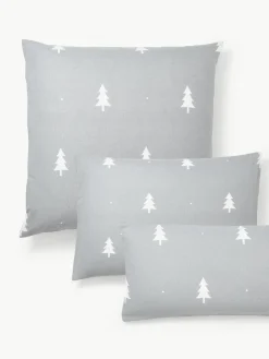 Flanellen kussenhoes X-mas Tree met kerstmotief^Westwing Collection Sale