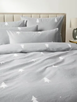 Flanellen kussenhoes X-mas Tree met kerstmotief^Westwing Collection Sale