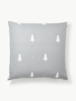 Flanellen kussenhoes X-mas Tree met kerstmotief^Westwing Collection Sale