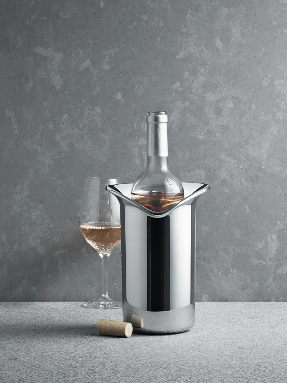 Flessenkoeler Wine & Bar van edelstaal^GEORG JENSEN Sale