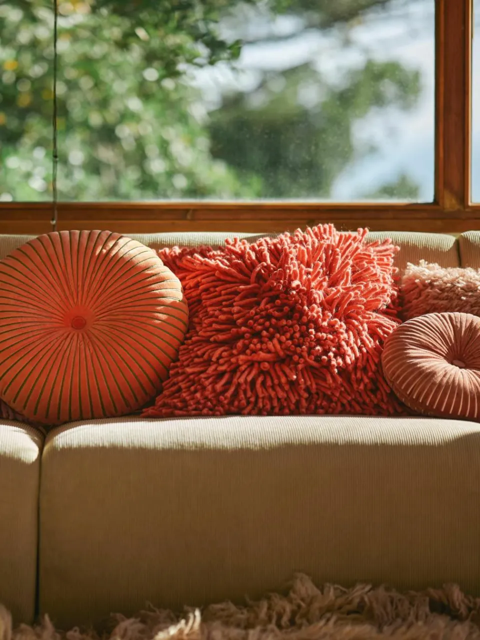 Fluffy kussen Rugged, handgemaakt^HKLIVING Clearance