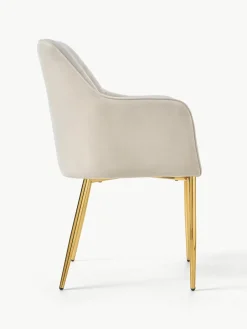 Fluwelen armleunstoel Ava^Westwing Collection Discount