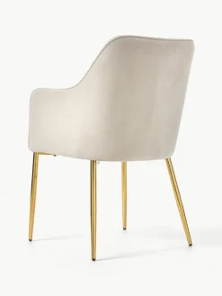 Fluwelen armleunstoel Ava^Westwing Collection Discount