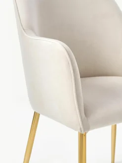 Fluwelen armleunstoel Ava^Westwing Collection Discount