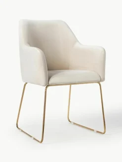 Fluwelen armleunstoel Isla^Westwing Collection Clearance