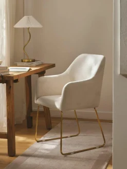 Fluwelen armleunstoel Isla^Westwing Collection Clearance