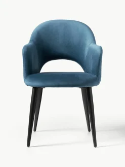 Fluwelen armstoel Rachel^Westwing Collection Outlet