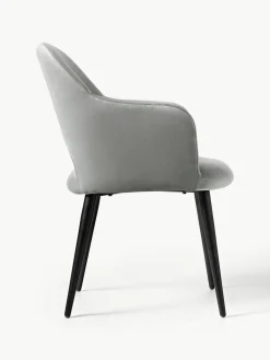 Fluwelen armstoel Rachel^Westwing Collection Outlet