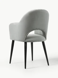 Fluwelen armstoel Rachel^Westwing Collection Outlet