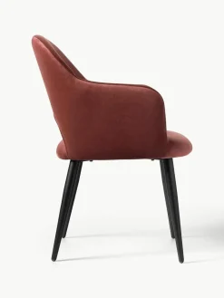 Fluwelen armstoel Rachel^Westwing Collection Online