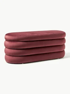 Fluwelen bank Alto met opbergruimte^Westwing Collection Fashion