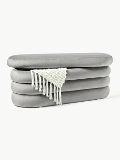 Fluwelen bank Alto met opbergruimte^Westwing Collection Sale