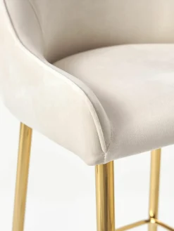 Fluwelen barstoel Ava^Westwing Collection Online