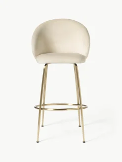 Fluwelen barstoel Luisa^Westwing Collection Outlet