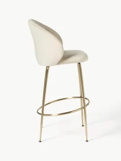 Fluwelen barstoel Luisa^Westwing Collection Outlet