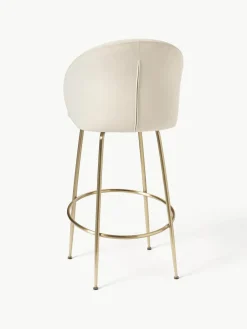 Fluwelen barstoel Luisa^Westwing Collection Outlet