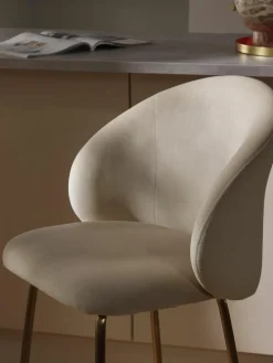 Fluwelen barstoel Luisa^Westwing Collection Outlet
