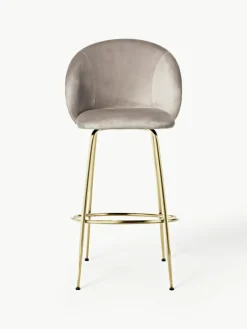 Fluwelen barstoel Luisa^Westwing Collection Hot