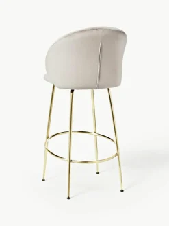 Fluwelen barstoel Luisa^Westwing Collection Hot