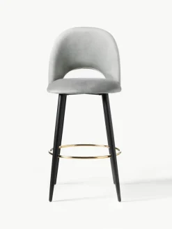Fluwelen barstoel Rachel^Westwing Collection Sale