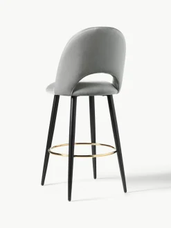 Fluwelen barstoel Rachel^Westwing Collection Sale