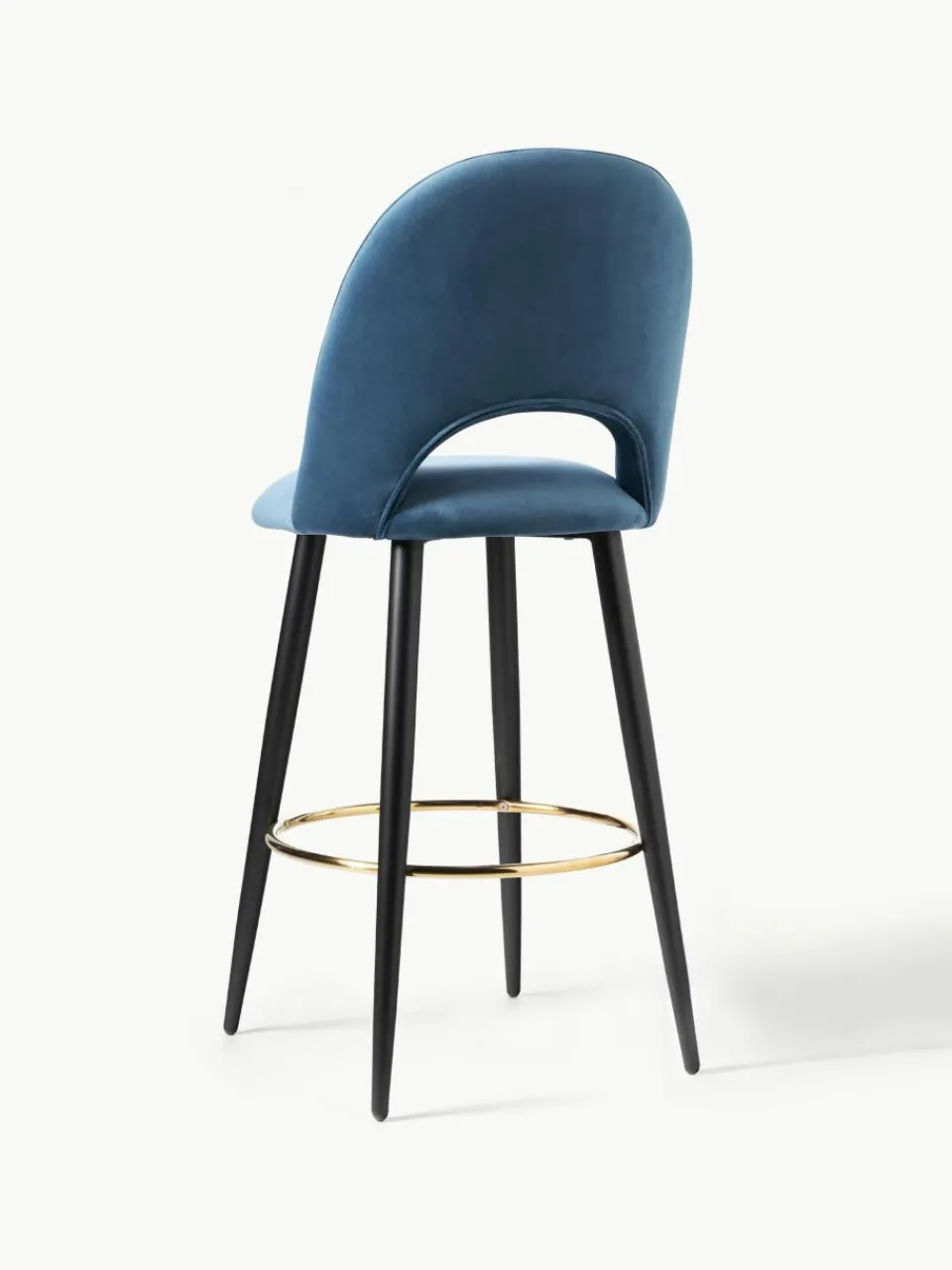 Fluwelen barstoel Rachel^Westwing Collection Online