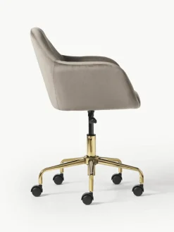 Fluwelen bureaustoel Lucie^Westwing Collection Outlet