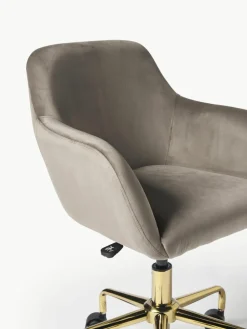 Fluwelen bureaustoel Lucie^Westwing Collection Outlet