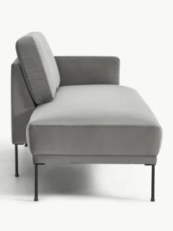 Fluwelen chaise longue Fluente^Westwing Collection Online