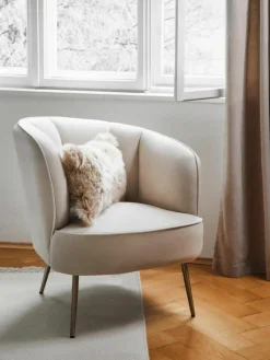 Fluwelen cocktailfauteuil Louise^Westwing Collection Online