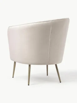 Fluwelen cocktailfauteuil Louise^Westwing Collection Online