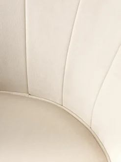 Fluwelen cocktailfauteuil Oyster^Westwing Collection Online
