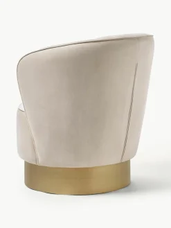 Fluwelen cocktailfauteuil Olivia^Westwing Collection Fashion
