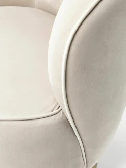 Fluwelen cocktailfauteuil Olivia^Westwing Collection Fashion