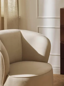 Fluwelen cocktailfauteuil Olivia^Westwing Collection Fashion