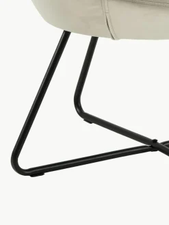 Fluwelen cocktailfauteuil Center^Westwing Fashion