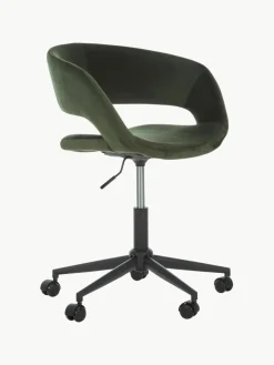Fluwelen draaistoel Grace, in hoogte verstelbaar^Westwing Discount