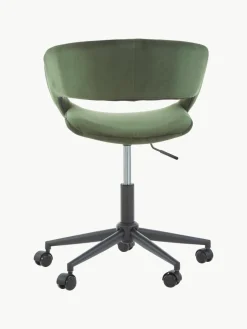 Fluwelen draaistoel Grace, in hoogte verstelbaar^Westwing Discount