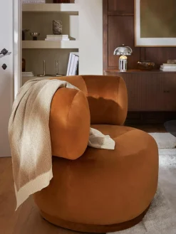 Fluwelen fauteuil Cori^Westwing Collection Discount