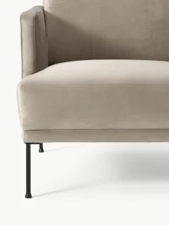 Fluwelen fauteuil Fluente^Westwing Collection Clearance