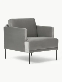 Fluwelen fauteuil Fluente^Westwing Collection Clearance