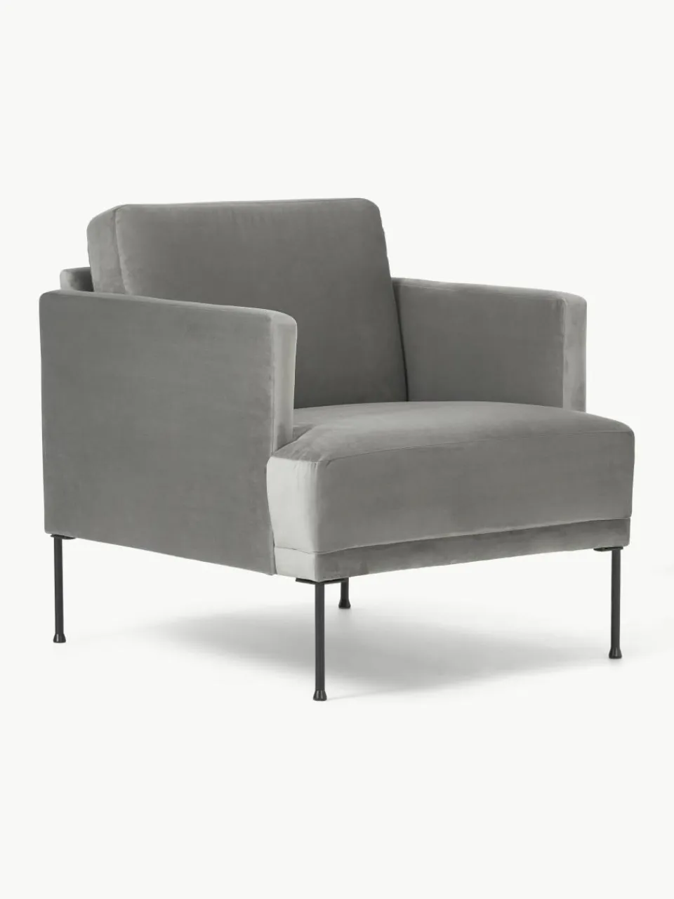 Fluwelen fauteuil Fluente^Westwing Collection Clearance