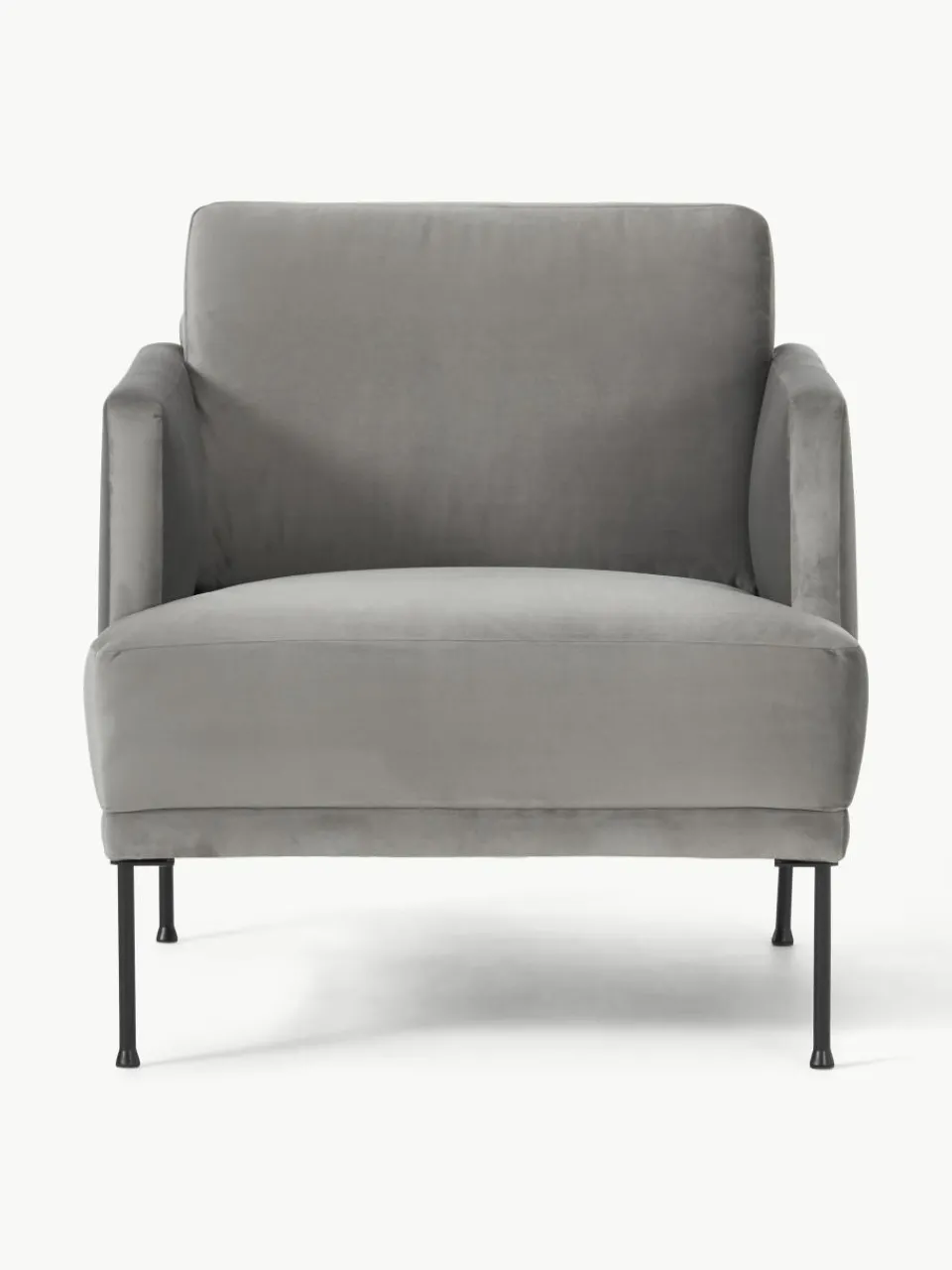 Fluwelen fauteuil Fluente^Westwing Collection Clearance